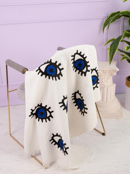 Blue Evil Eye Towel ( 90cm - 180cm )