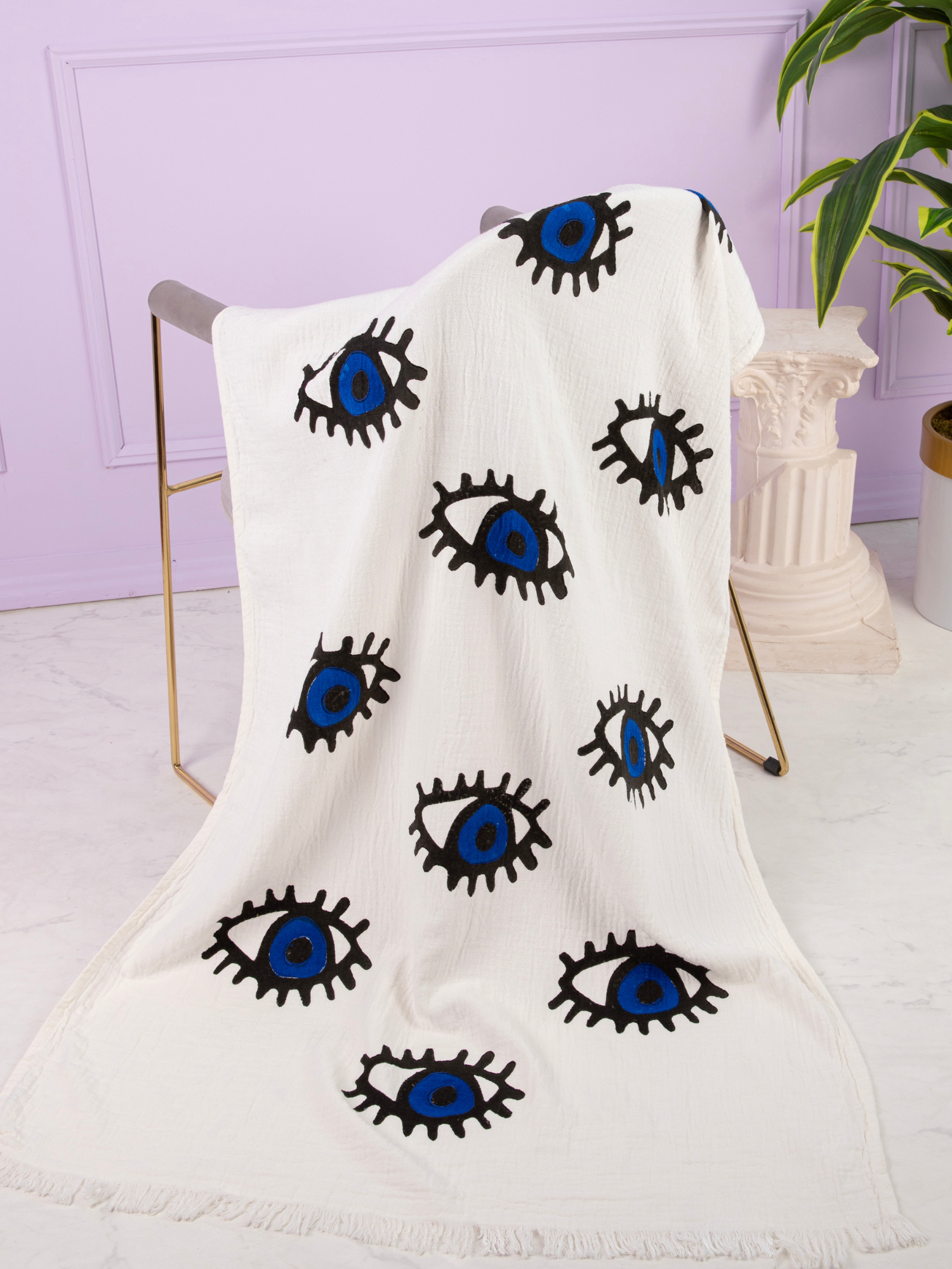 Blue Evil Eye Towel ( 90cm - 180cm )