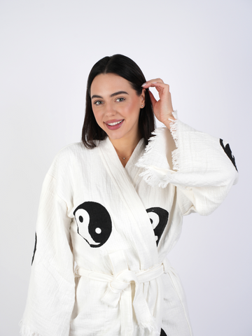 Yin Yang Kimono Robe