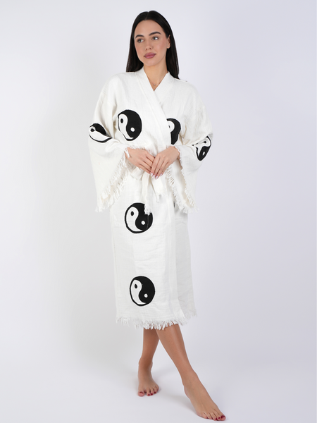 Yin Yang Kimono Robe